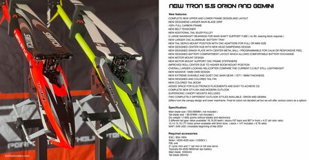 new Tron 5.5 Orion and Gemini