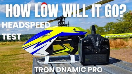 Tron 7.0 Dnamic PRO Helicopter kit Yellow