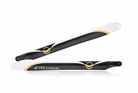 Azure Power 715 Xtreme Carbon Rotorblatt 715mm