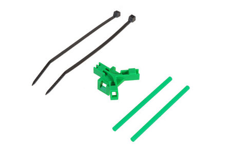 Antenna support for tailboom, green