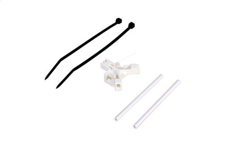 Antenna support for tailboom, white
