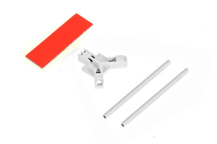 Antenna support flat mounting, white