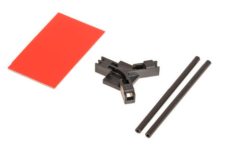 Antenna support flat mounting, black