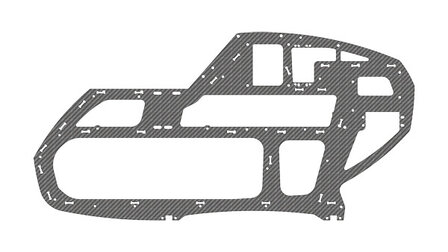 Side frame right 1.0mm LOGO 700 Xxtreme