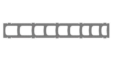 Lower Chassis Carbon Frame,  LOGO 700 XXtreme