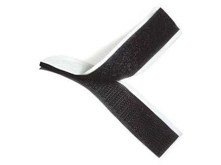 Velcro tape for battery mounting , black, 0,5m