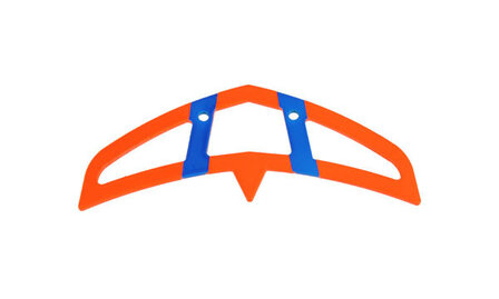 Horizontal stabilizer neon-orange/blue