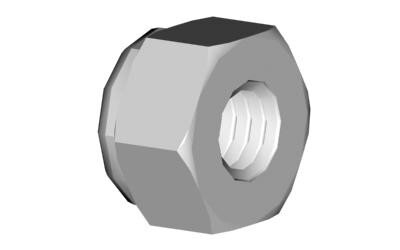 Hex lock nut M3