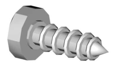 Self tapping screw 2.9x16