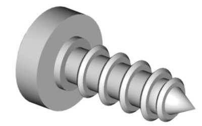 Self tapping screw 2,2x13