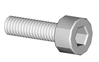 Socket head cap screw M3x12