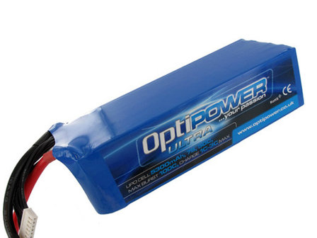 Optipower Ultra 50C Lipo Cell Battery 5300mAh 7S 50C