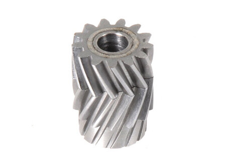 Pinion for herringbone gear 13 teeth 25&deg;, M1, dia. 6mm