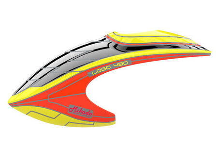 Canopy LOGO 480 neon yellow/red