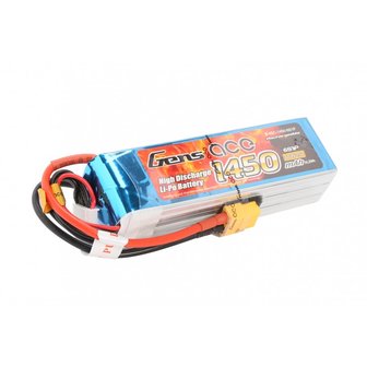 Gens Ace 1450mAh 22.2V 45C 6S1P Lipo Battery Pack