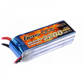 Gens ace 2200mAh 11.1V 25C 3S1P Lipo Battery Pack