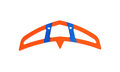 Horizontal-stabilizer-neon-orange-blue